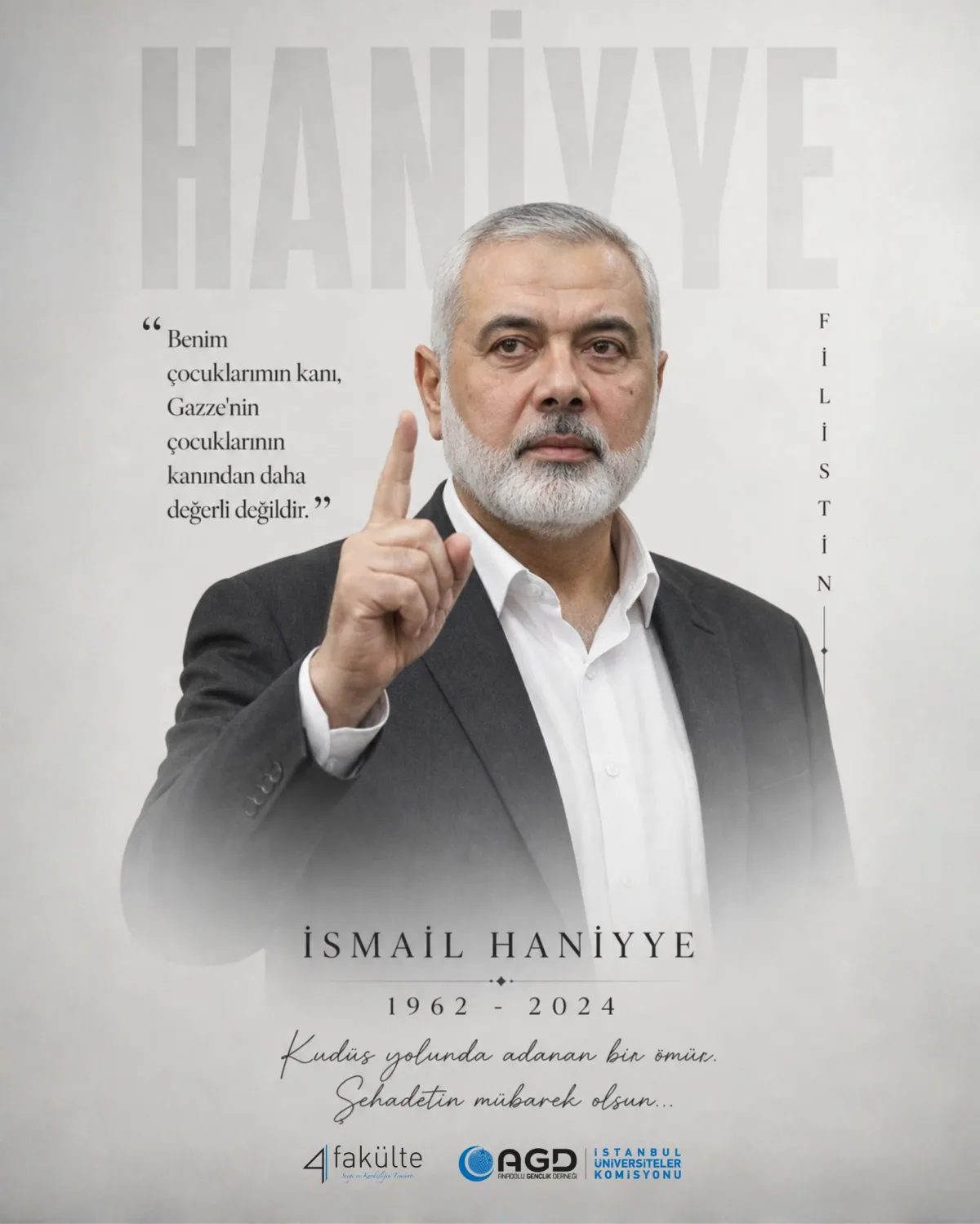 “Benim çocuklarımın kanı, Gazze’nin çocuklarının kanından daha değerli değildir.”