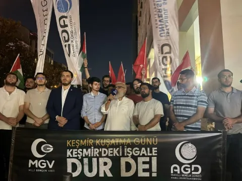 4 FAKÜLTE KEŞMİR İÇİN BASIN AÇIKLAMASI DÜZENLEDİ fotoğraf 3