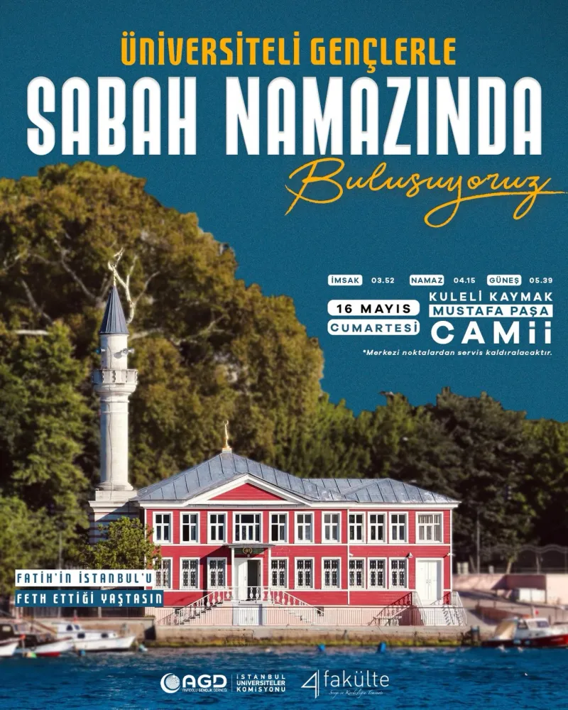 İstanbul Geneli Bütün Üniversitelerin Katılımıyla Kuleli Kaymak Mustafa Paşa Camiinde…